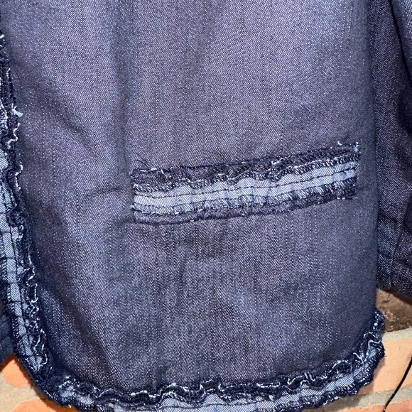 Sag Harbor Stretch Denim Blazer 12  Petite - Picture 4 of 9